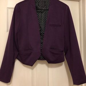 Plum colored blazer